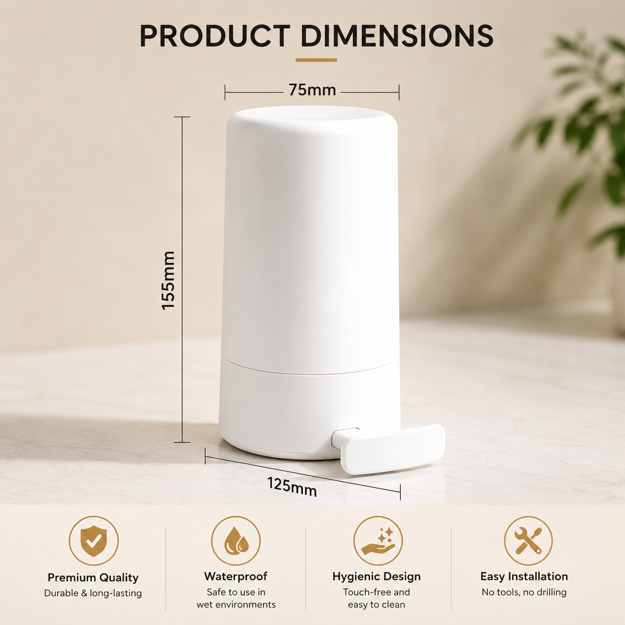 Wall Mounted Soap Grinder Dispenser for home & kitchen