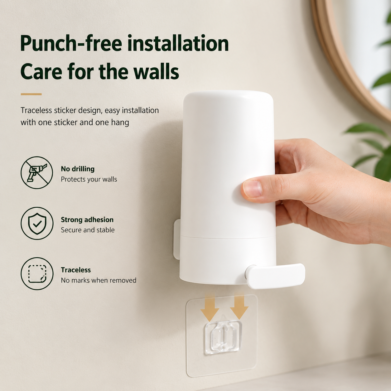 Wall Mounted Soap Grinder Dispenser for home & kitchen